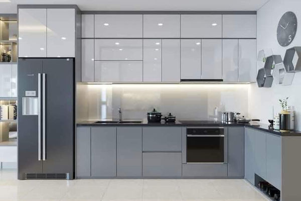 Modular Kitchen, L Shaped Modular Kitchen & Open Kitchen in Bedroom and Modular Kitchen