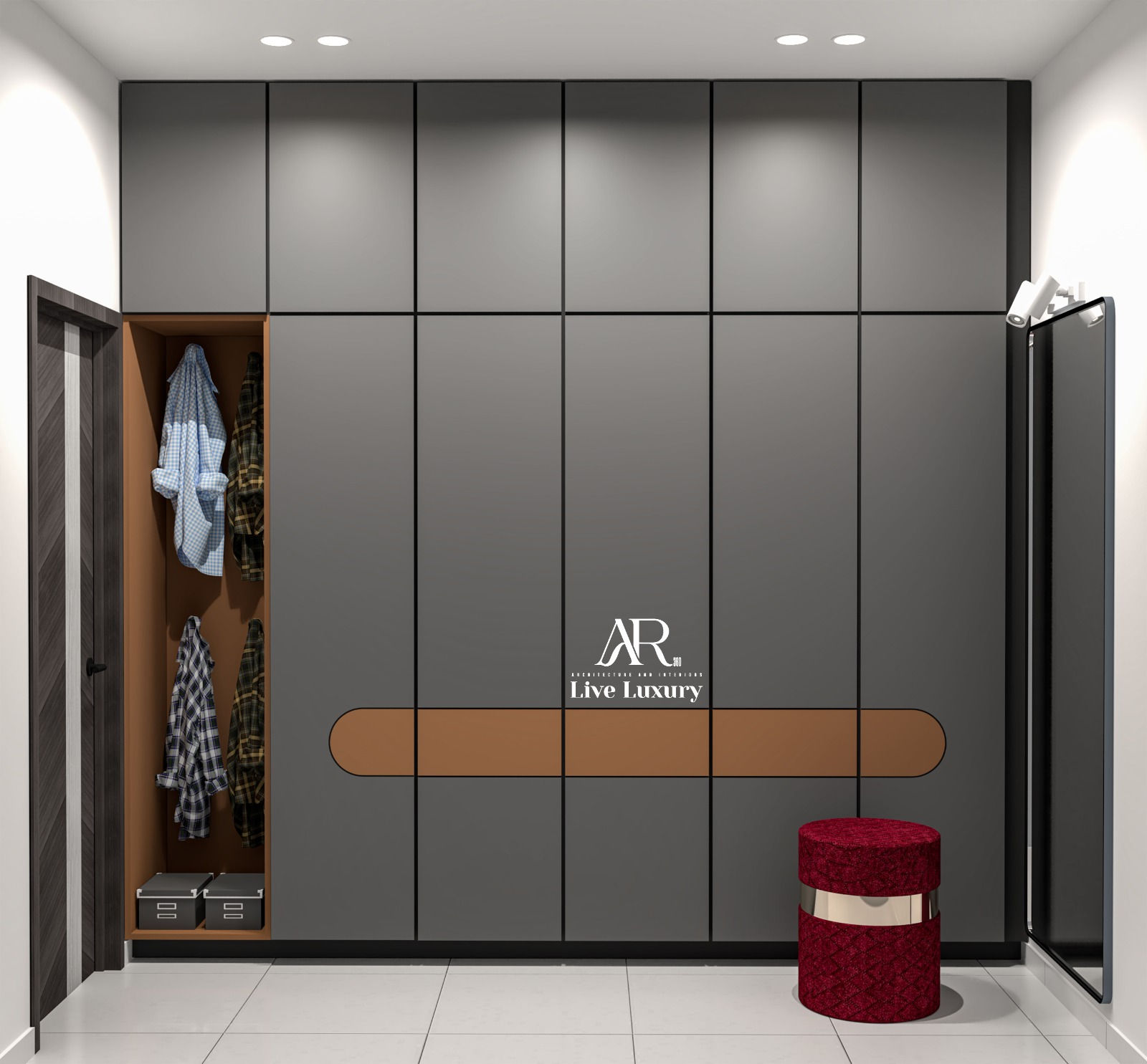 Wardrobe in Mr.Rao project
