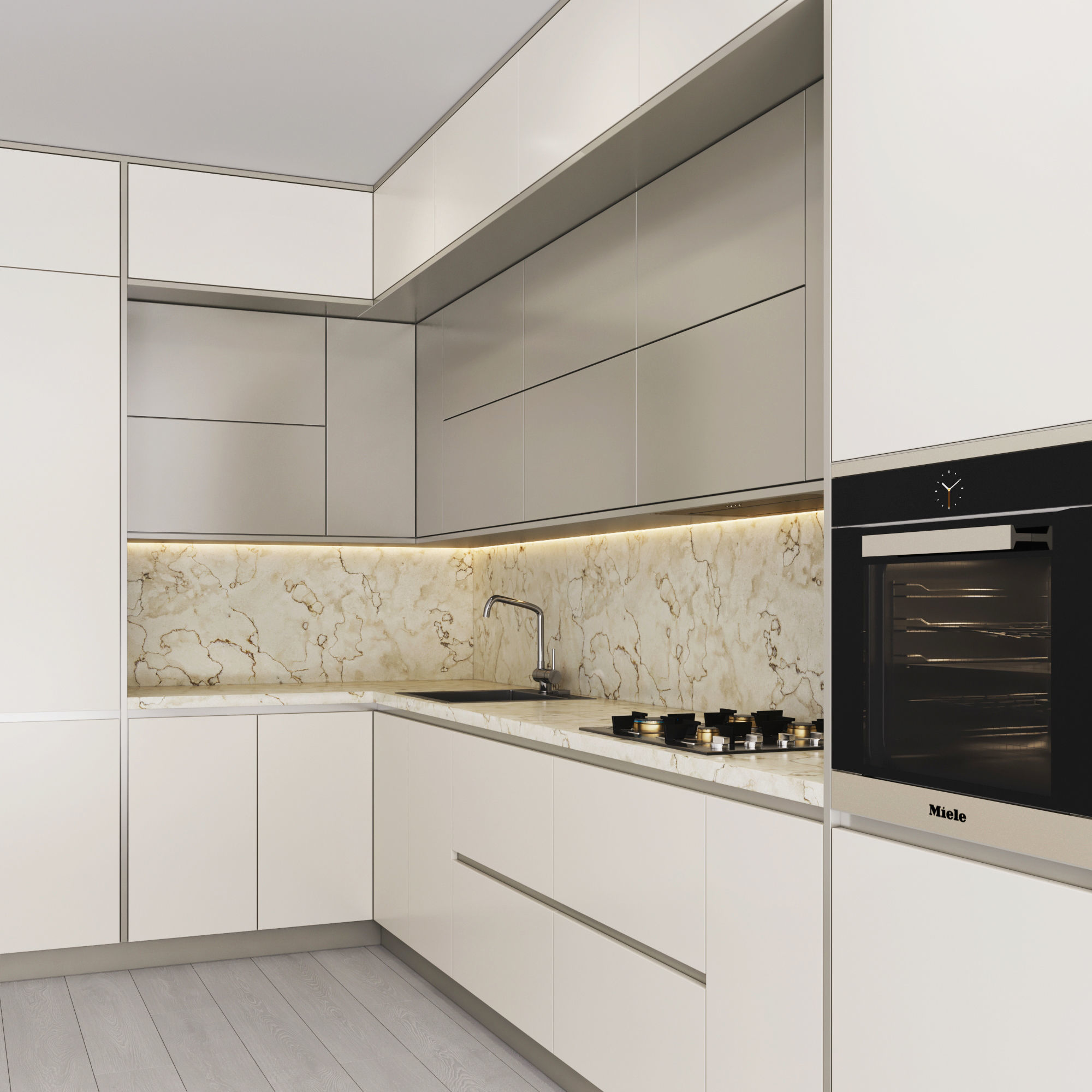 Modular Kitchen & L Shaped Modular Kitchen in Mala Cottage