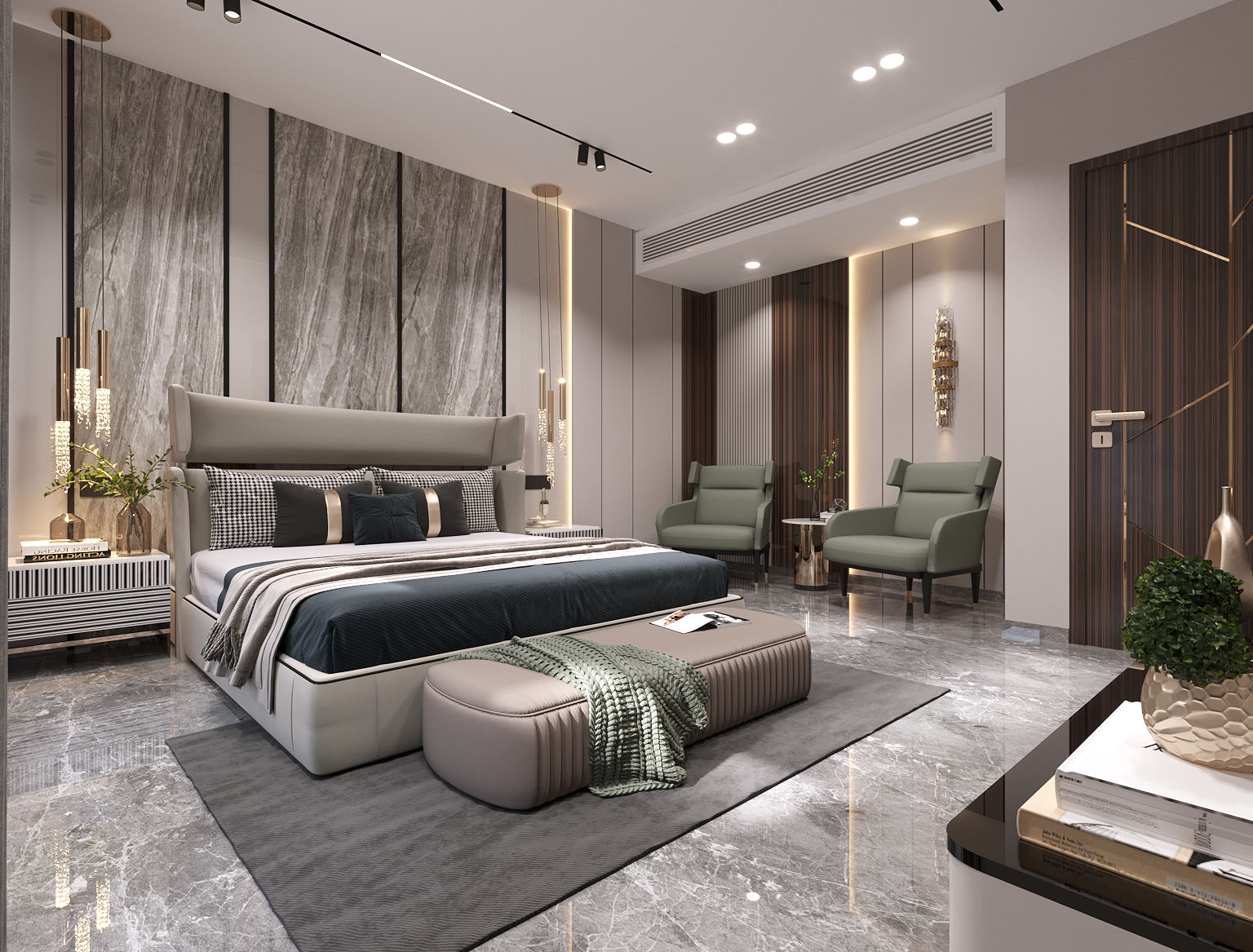 Bedroom & Master Bedroom in residential