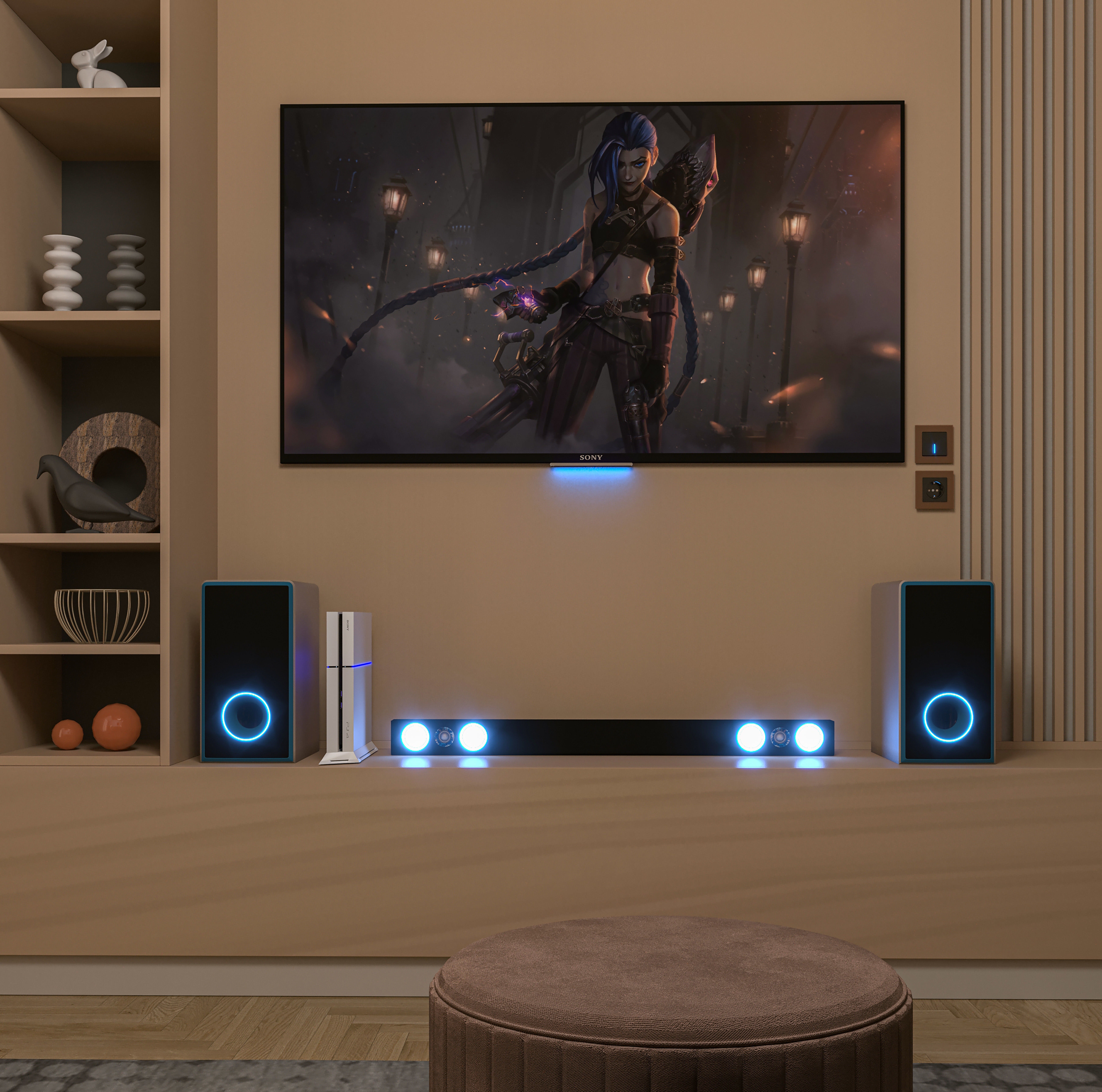 TV Unit in Mala Cottage