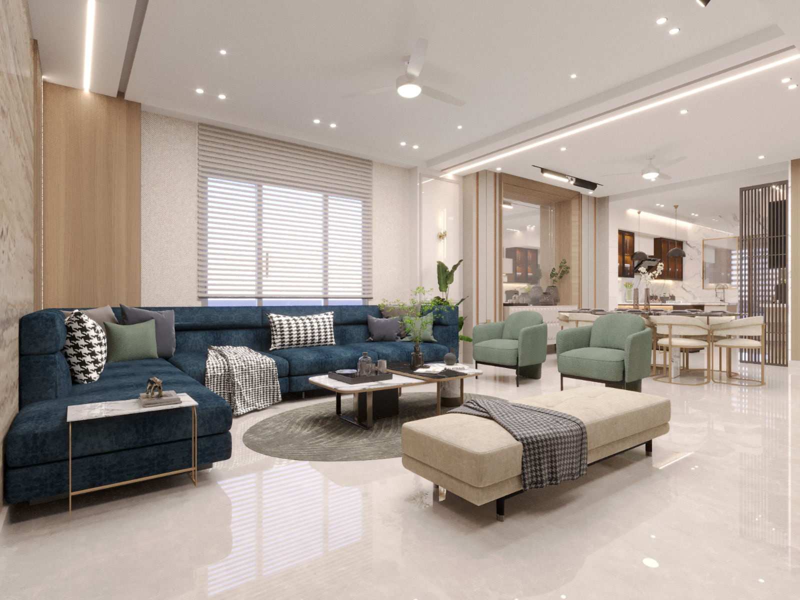 Living Room in residential