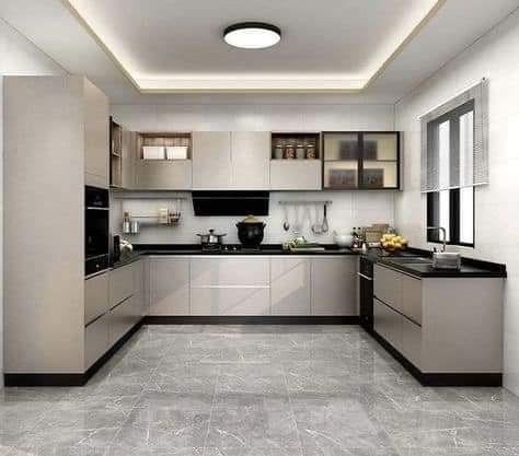 Modular Kitchen & U Shaped Modular Kitchen in Bedroom and Modular Kitchen