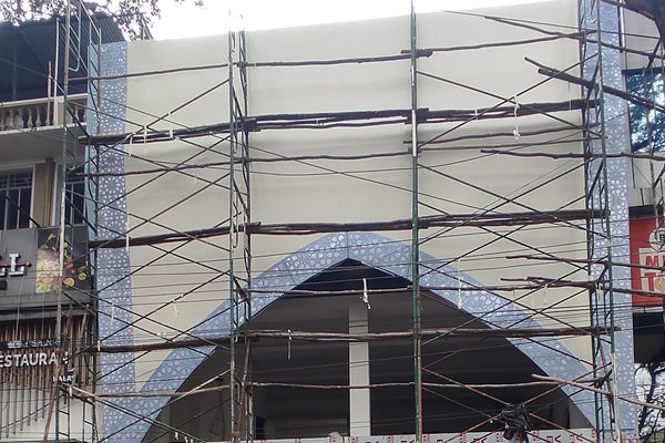 Civil Work in Mughal Darbar Hotel
