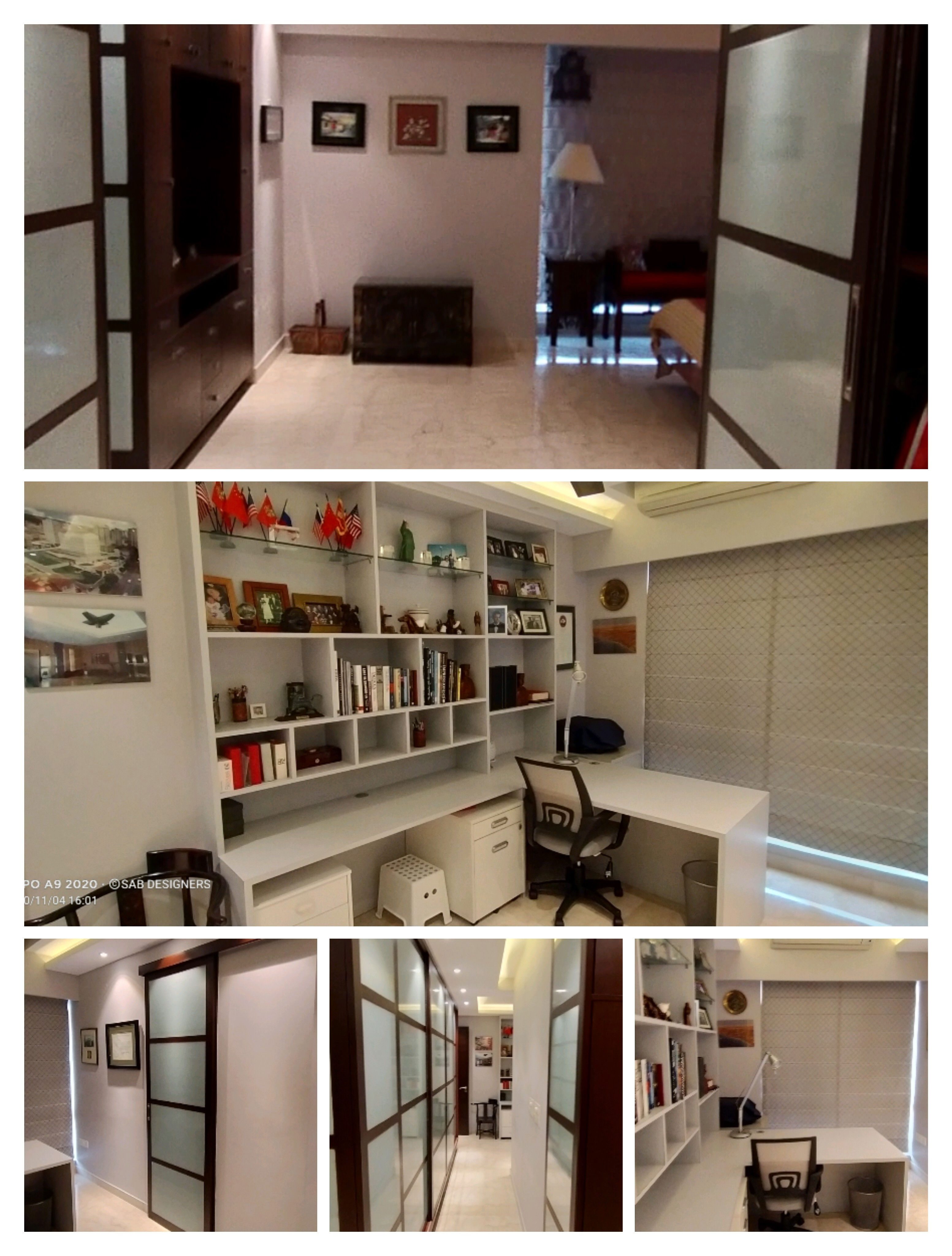 Home Office in Guest Rooms Renovation Of A Guest House cum Banquets