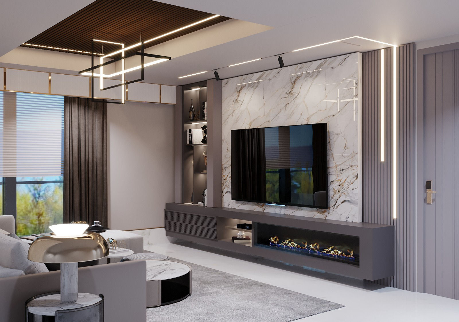 TV Unit in residential