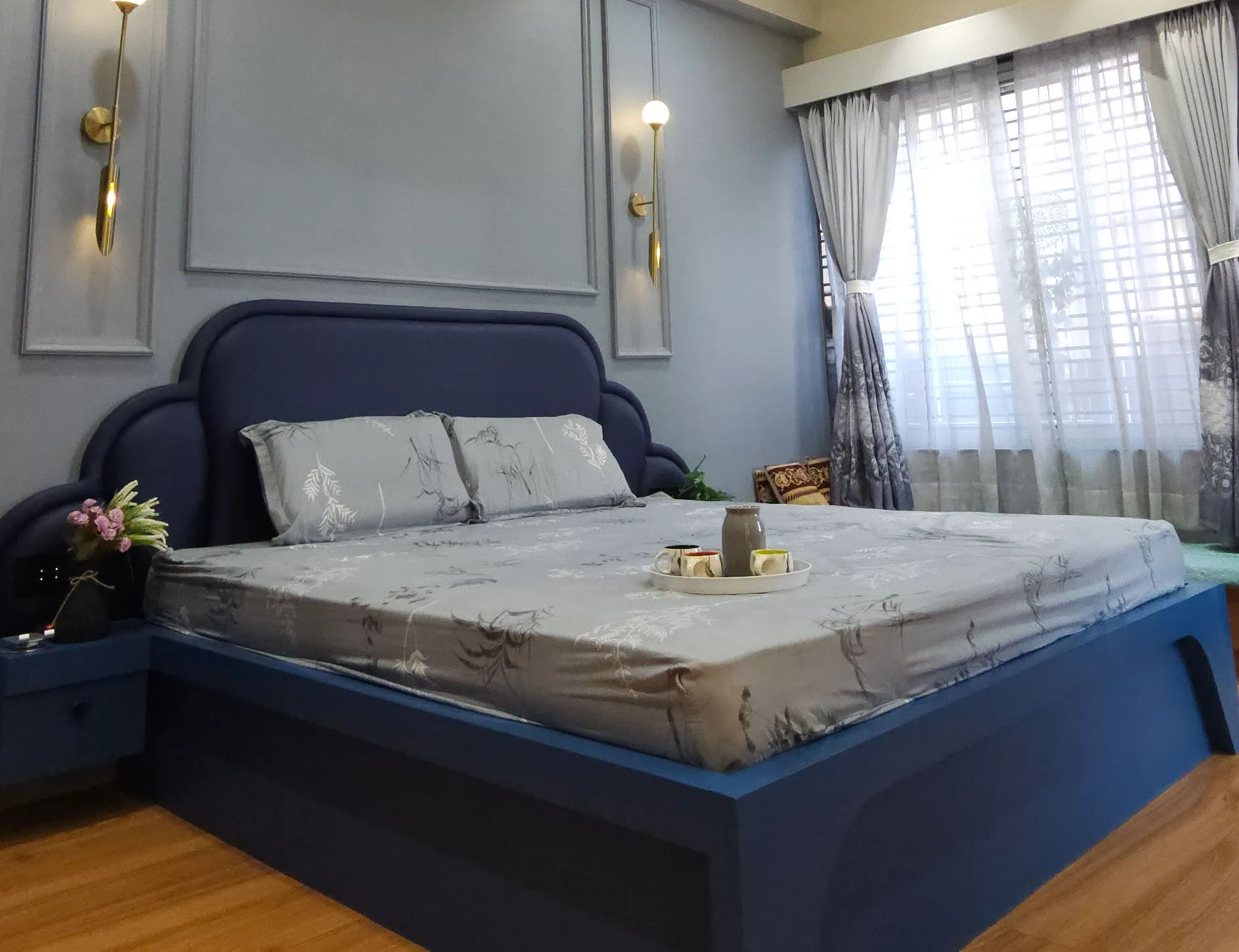 Bedroom in Bungalow at Chhani, Baroda