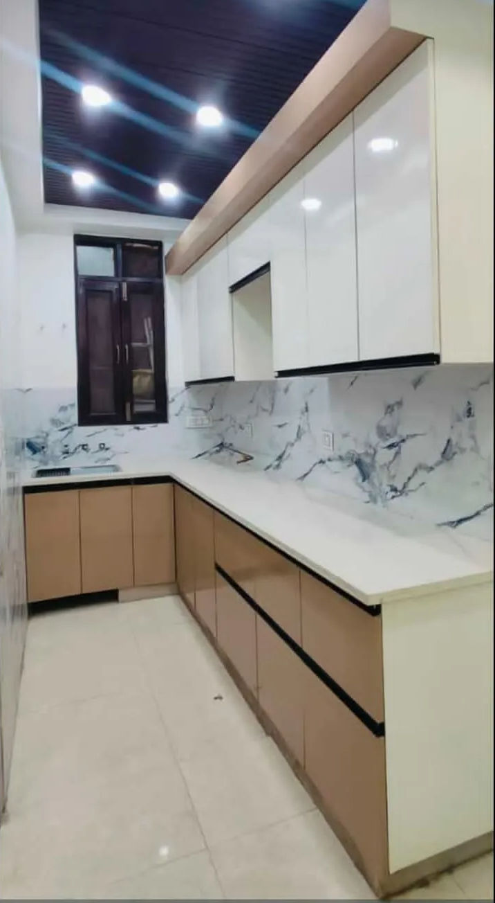 L Shaped Modular Kitchen Design By Infudecore Designs