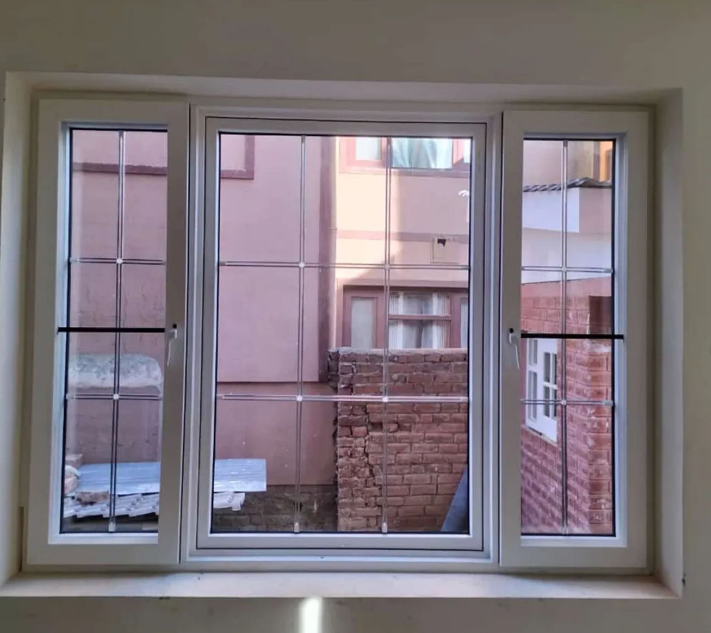 Window in kashmir villa work.
