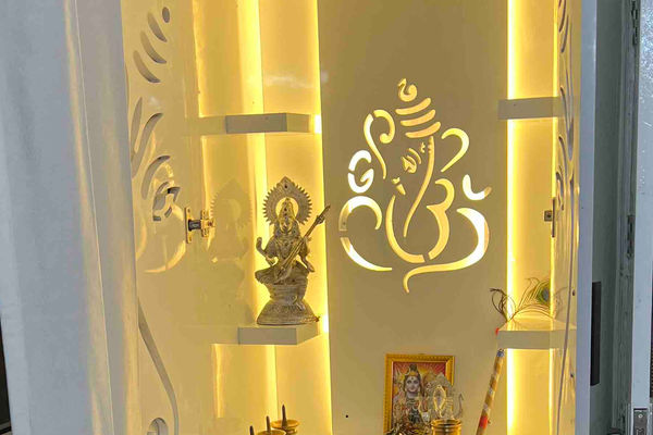 Elegant Puja Room Design by Innoviz Design Studio in Delhi