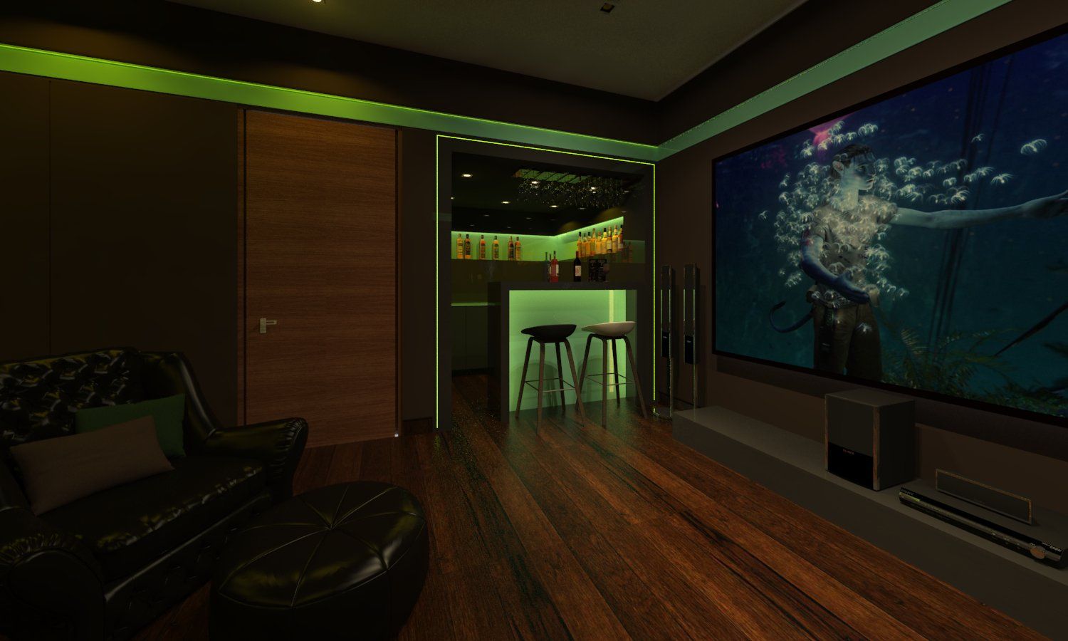 Home Bar in Kondal House