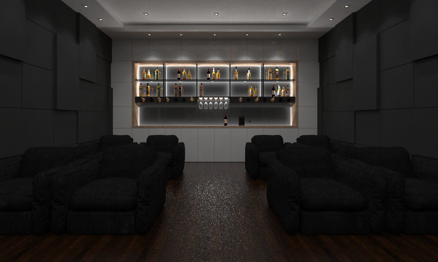 Home Theater Room Design - Ravi Prakash Architect
