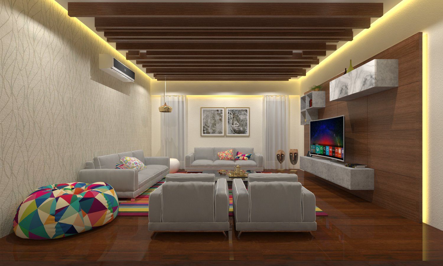 Living Room in Kondal House