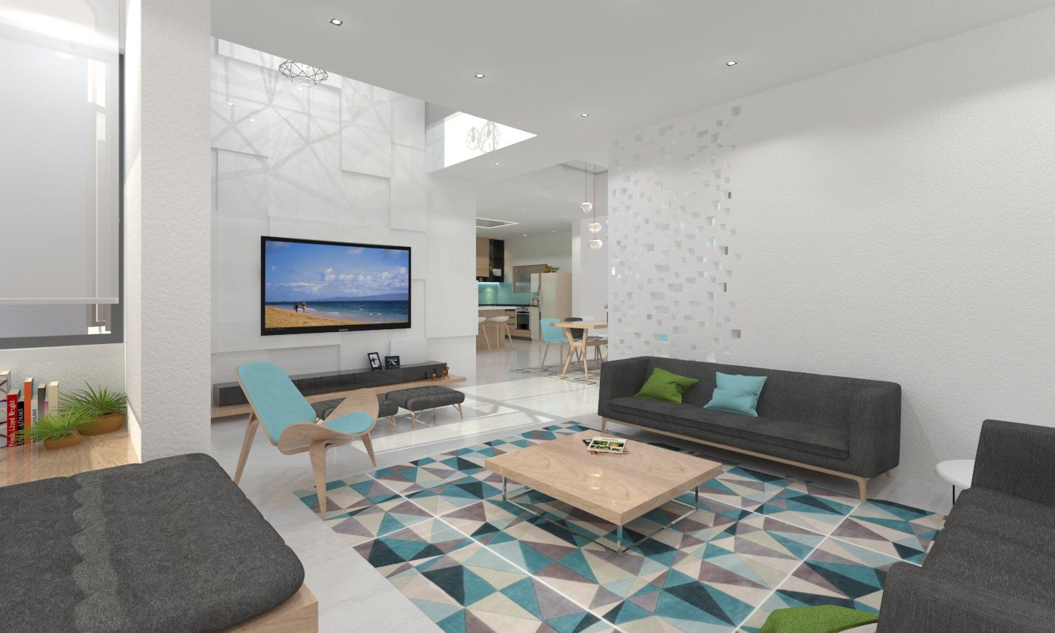 Living Room in Sophisticated Chaos