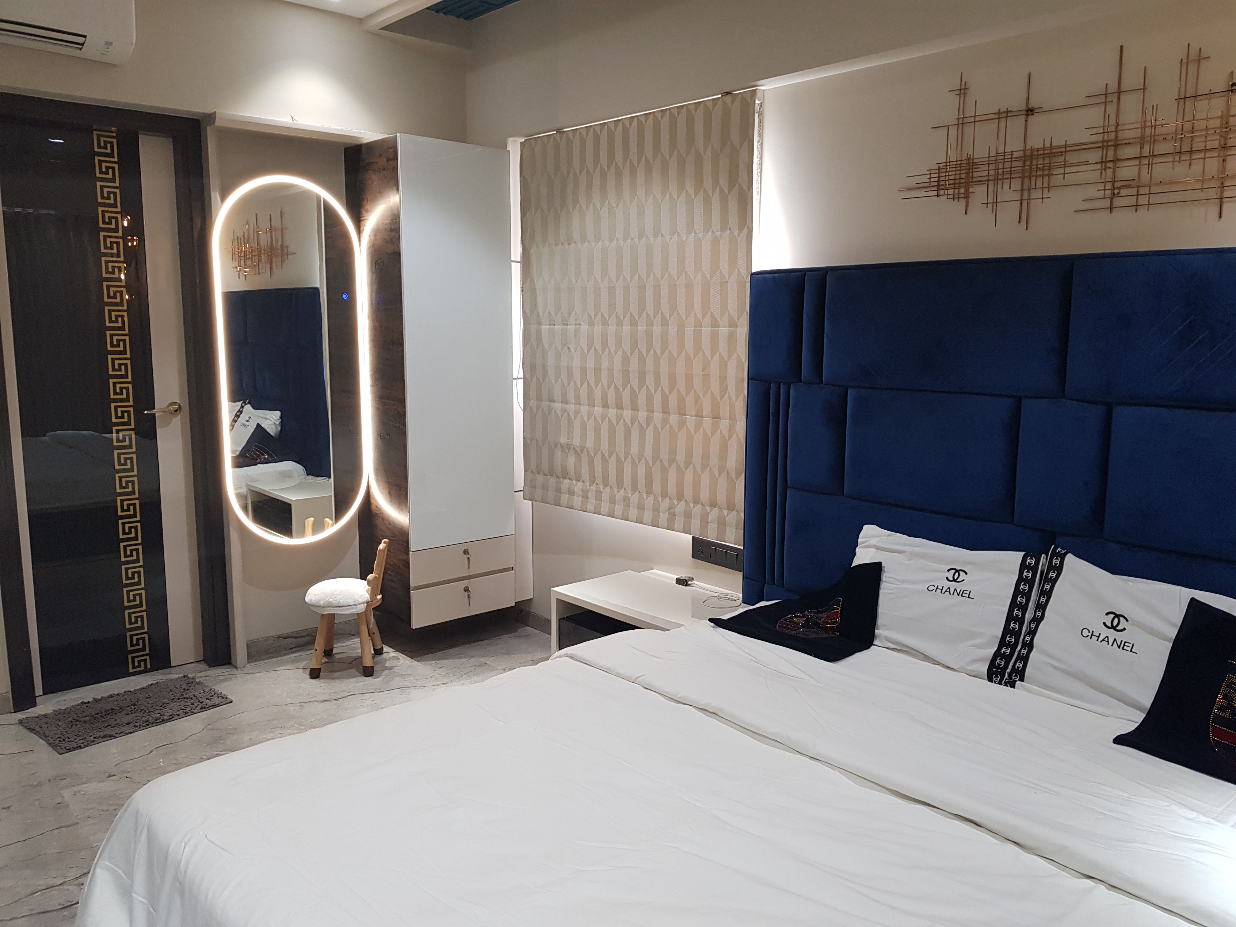 Bedroom & Master Bedroom in 3bhk Flat