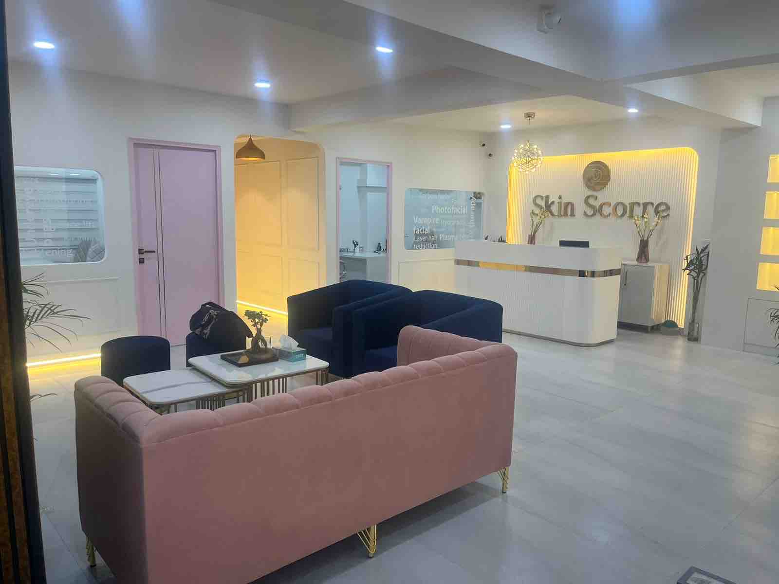 Reception in Skin Clinic