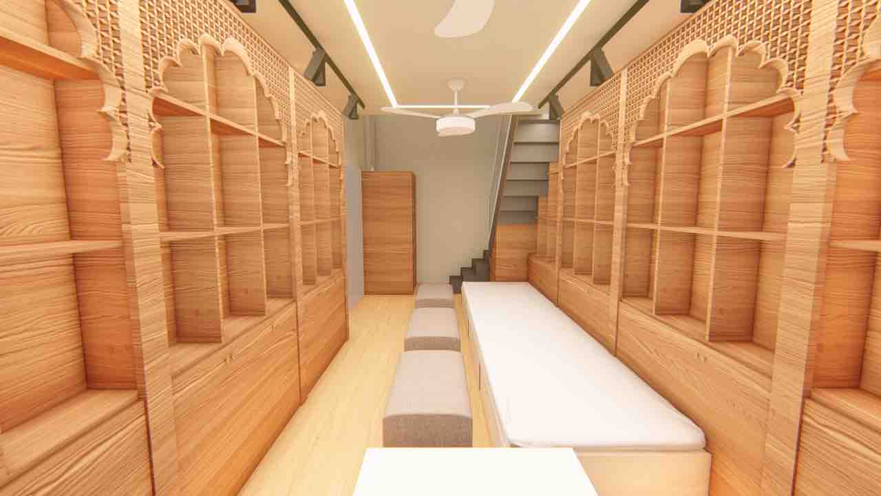 Dressing Room in Commercial Space