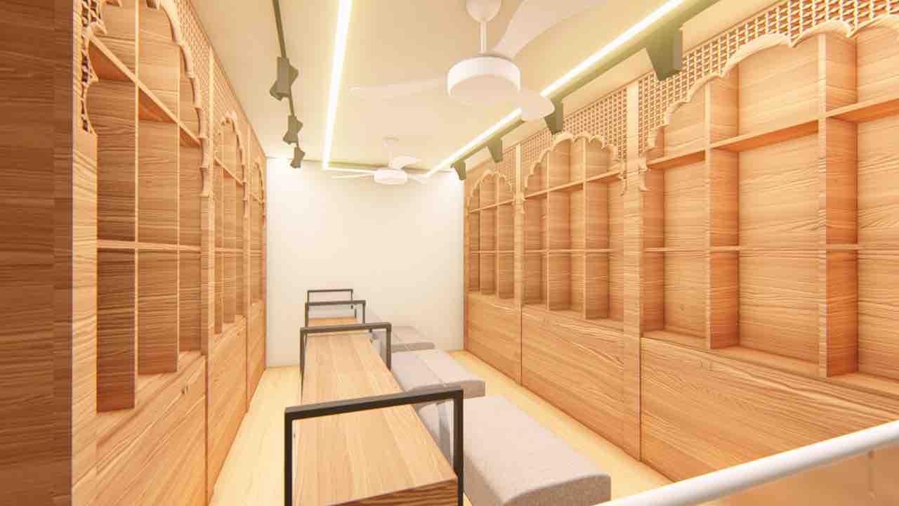 Dressing Room in Commercial Space