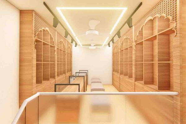Dressing Room in Commercial Space