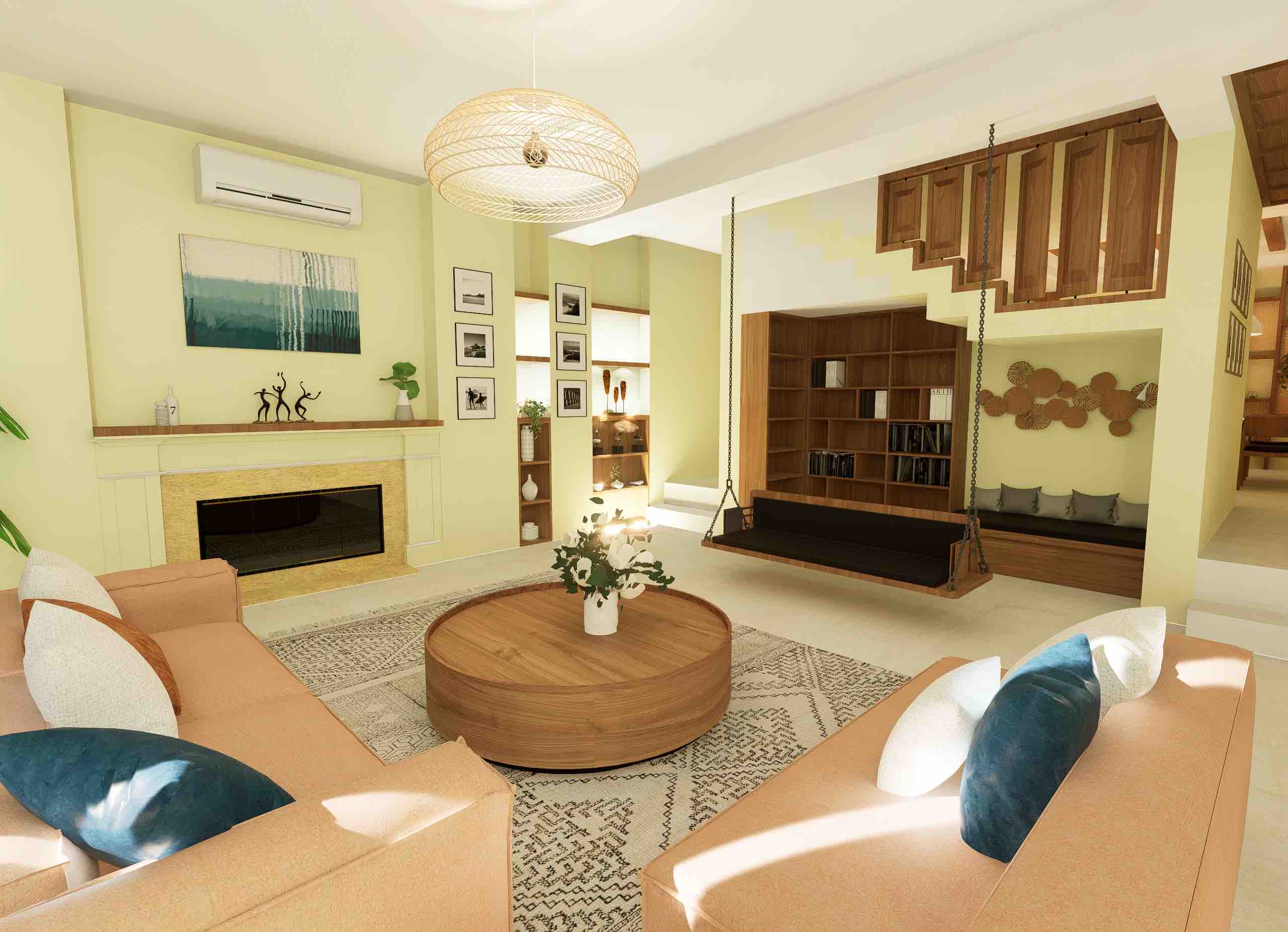 Living Room in Mr Prems Residence