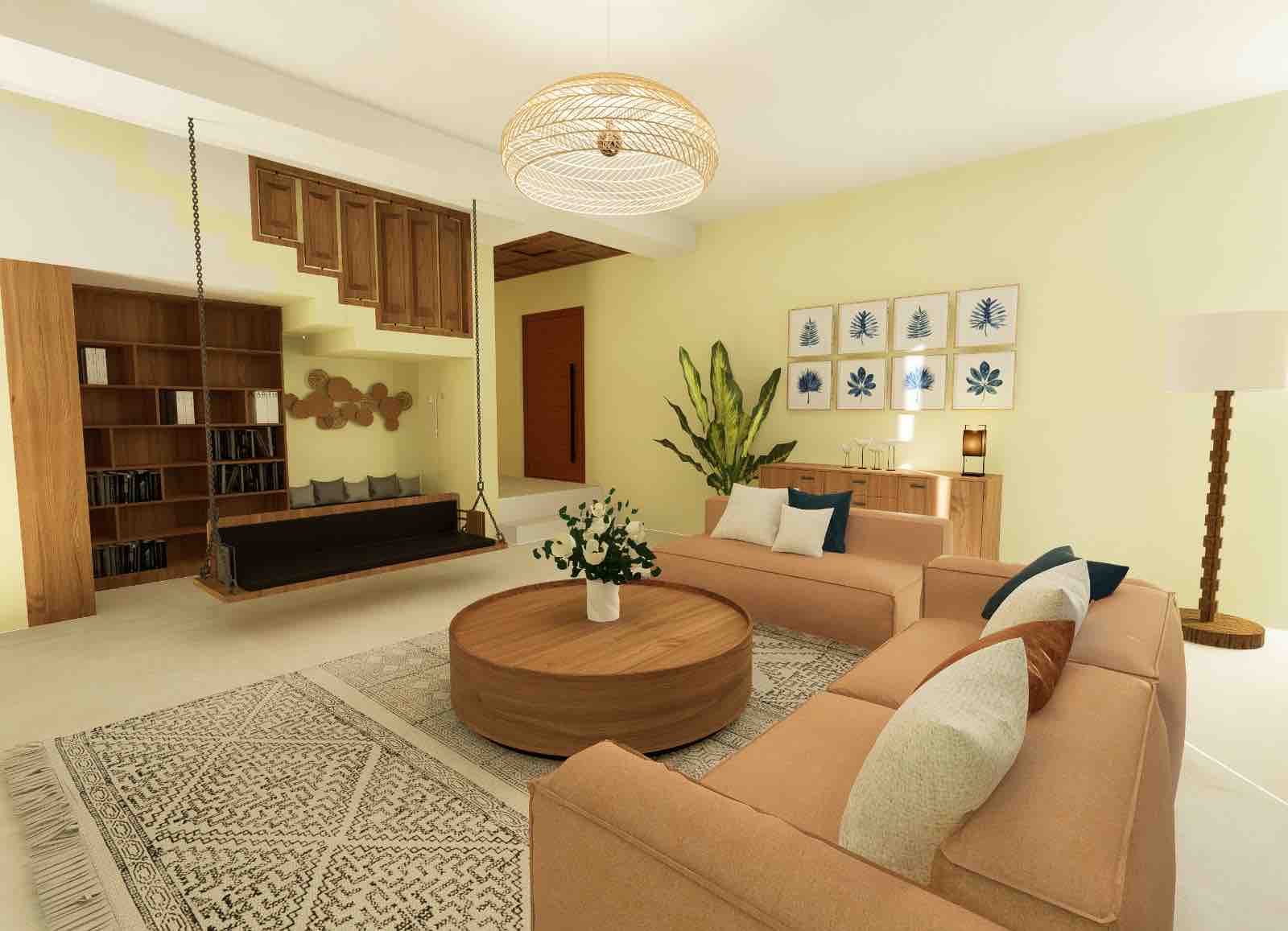 Living Room in Mr Prems Residence