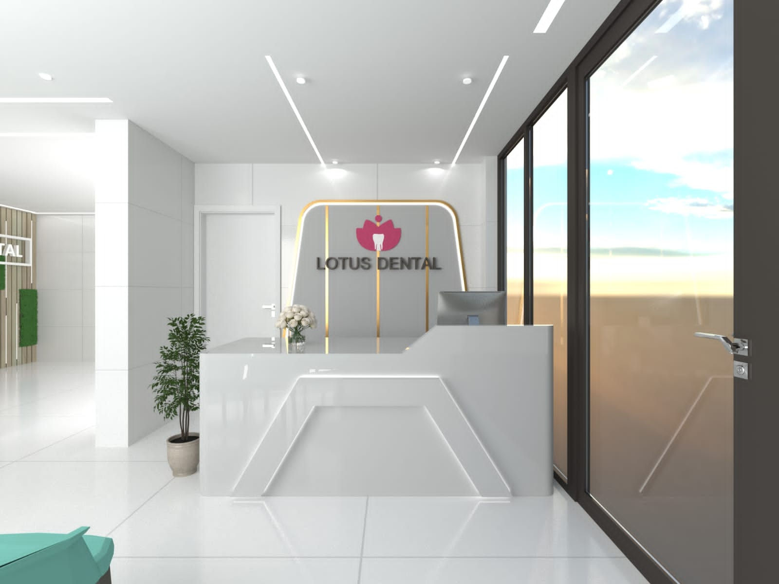 Reception & Clinic in Lotus Dental
