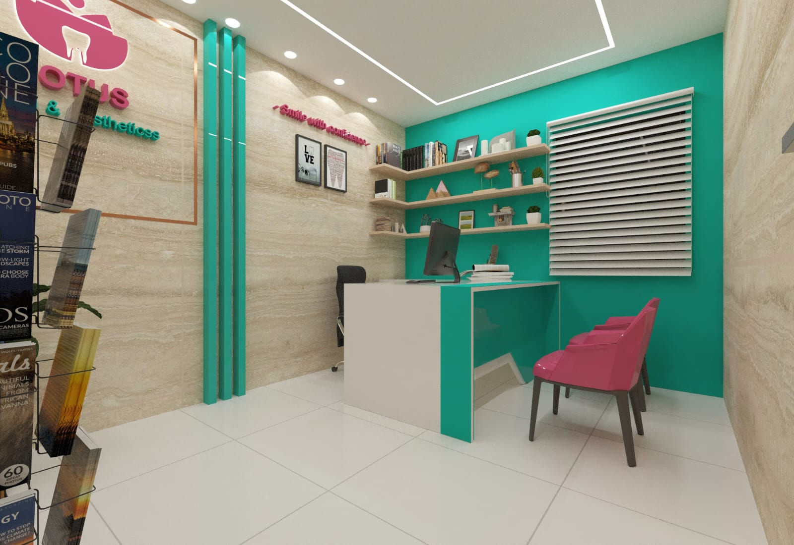 Reception & Clinic in Lotus Dental