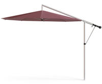 Malve Side-Pole-Parasol with white frame