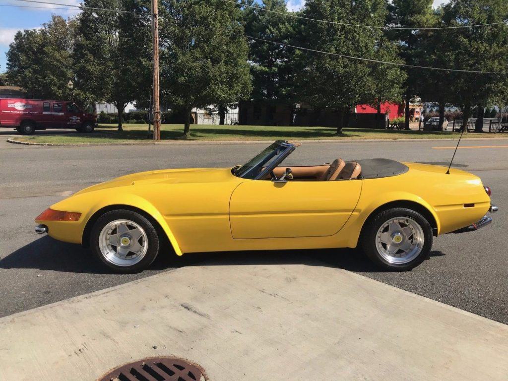tons of upgrades 1977 Ferrari Daytona Spyder McBurine Replica