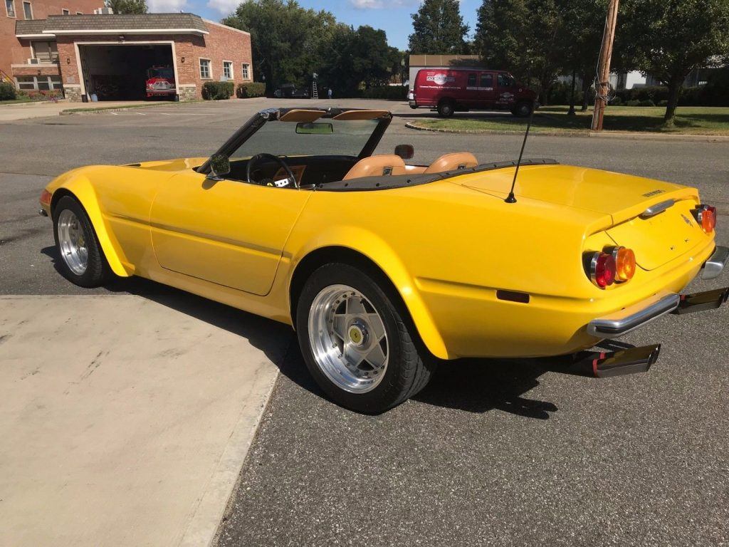 Corvette based 1977 Ferrari Daytona Spyder McBurine Replica