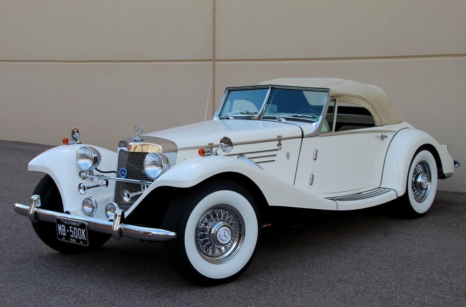 classic oldtimer 1936 Mercedes Benz 540K Cabriolet Replica @ Replica