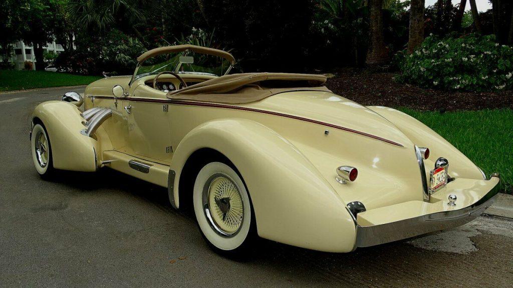 rare build 1936 Auburn Speedster Replica