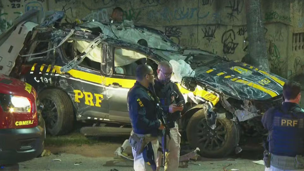 Agentes da PRF mortos durante perseguição a moto no RJ