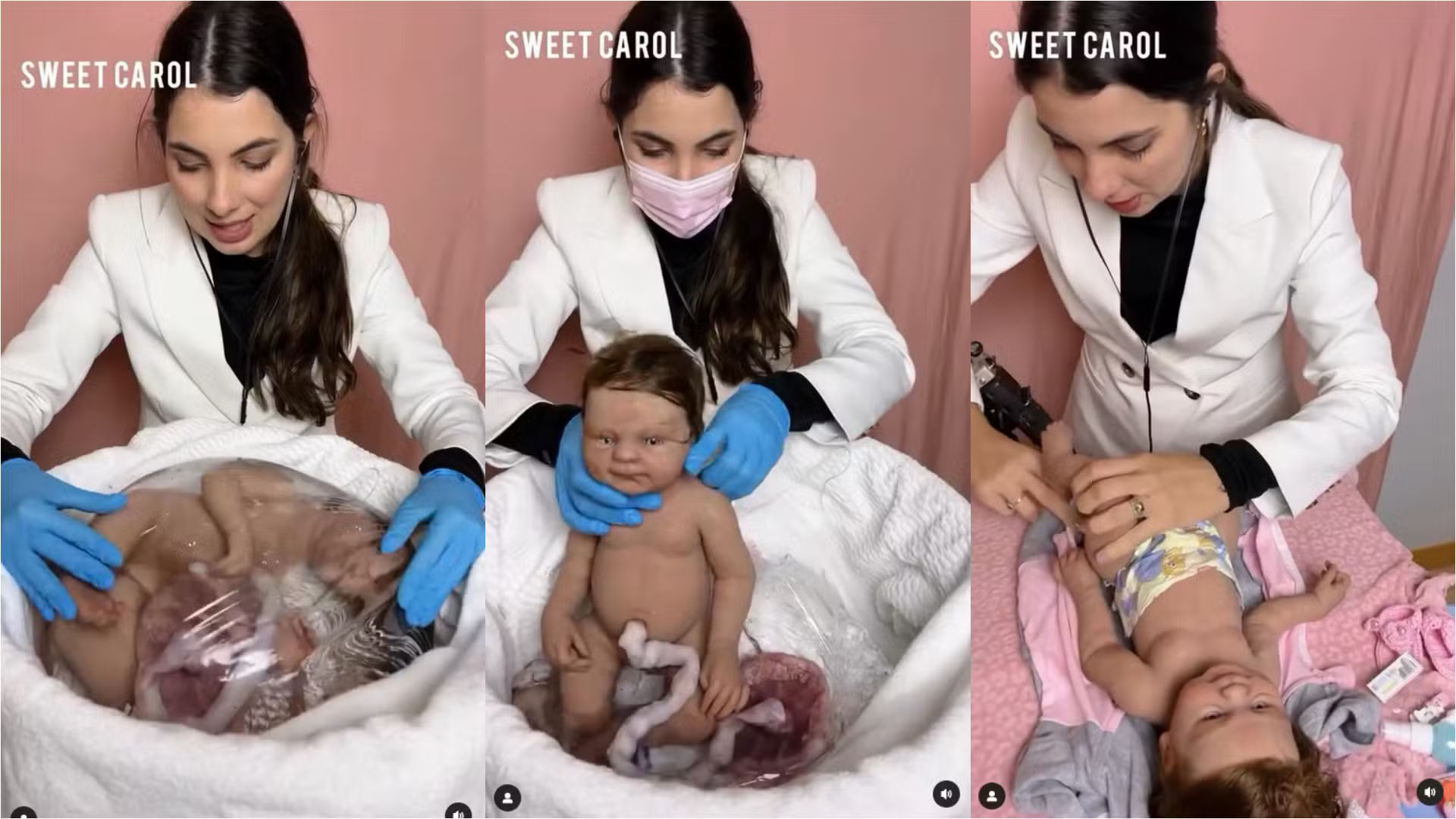 Influenciadora que viralizou com parto reborn comenta susto com reações