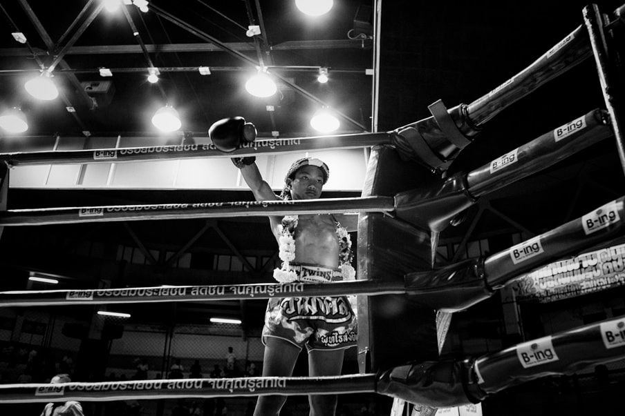 Boxing Child by Martin Gros