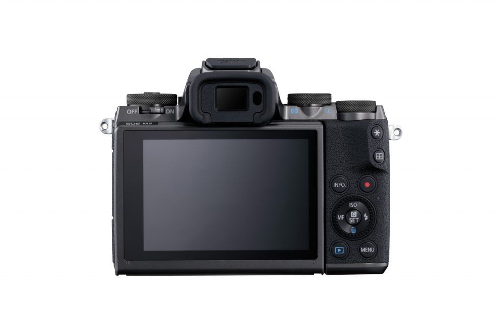 Canon EOS M5 Back with LCD and EVF