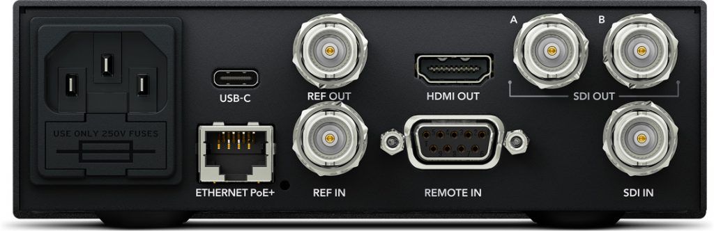 Blackmagic HyperDeck Studio Mini Rear