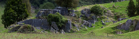 Rocks on Hillside near Waitomo, North Island, New Zealand - Joe Beda