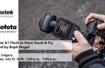 Profoto A1 Flash In-Store Touch & Try – Vistek Calgary Profoto Calgary Event Blog