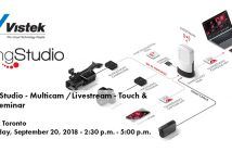 SlingStudio – Multicam/Livestream Seminar/Demo – Vistek Toronto Slingstudio Event Blog