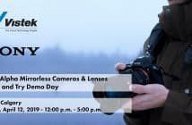 Sony Mirrorless Cameras Touch and Try Demo – Vistek Calgary