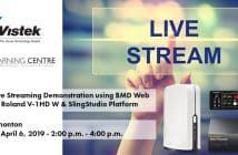 Intro to Live Streaming Demonstration – Vistek Edmonton Live Streaming Seminar Information