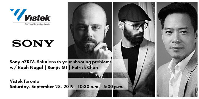 Sony a7riv event Toronto