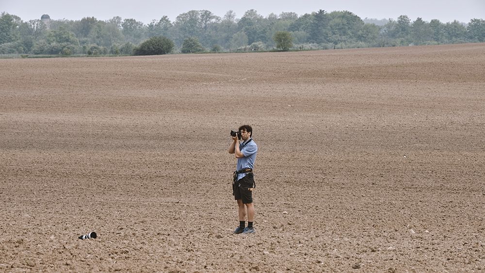 Bojan standing in a field