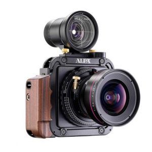 The Alps 12 TC model with optional viewfinder