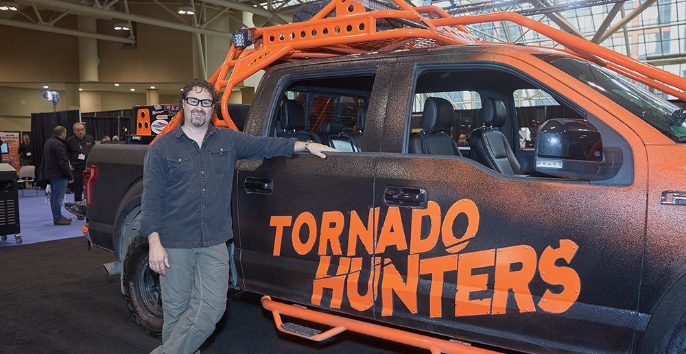 Greg Johnson and Tornado Truck