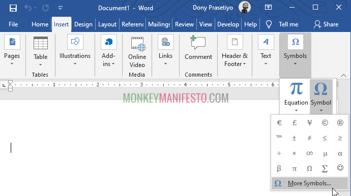 how to make a check mark in word