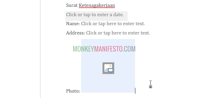 How To Make Word Document Fillable But Not Editable Monkey Manifesto