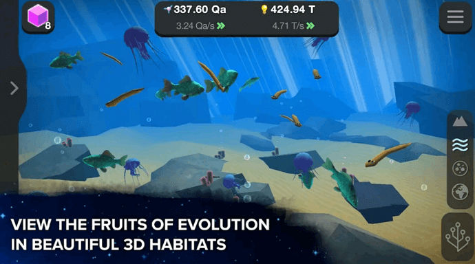 idle game about evolution