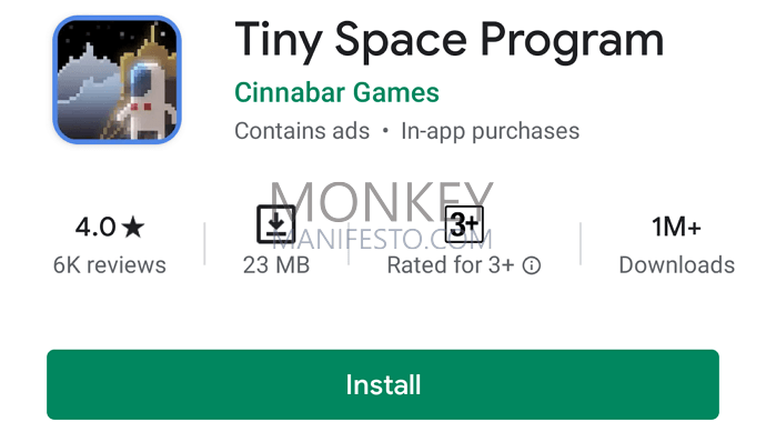 tiny space program idle game android